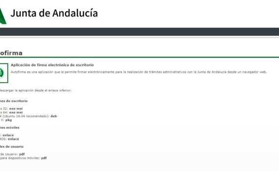 Descargar Autofirma Junta de Andalucía