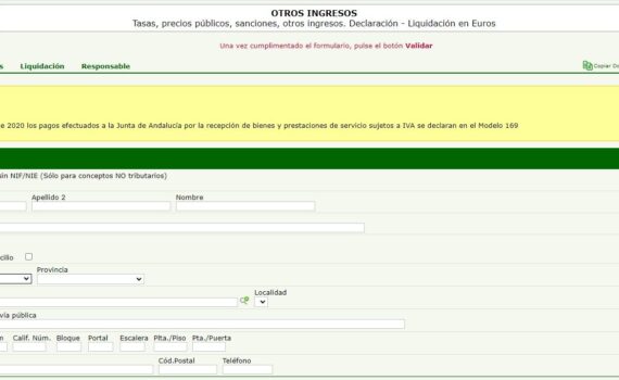 Modelo 046 de la Junta de Andalucía