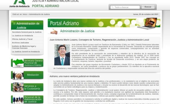 Portal Adriano Junta de Andalucía