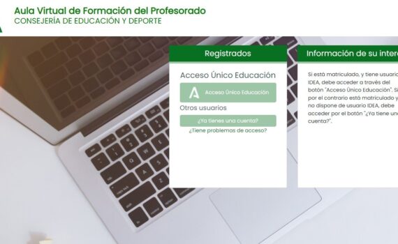 aula virtual de formación del profesorado