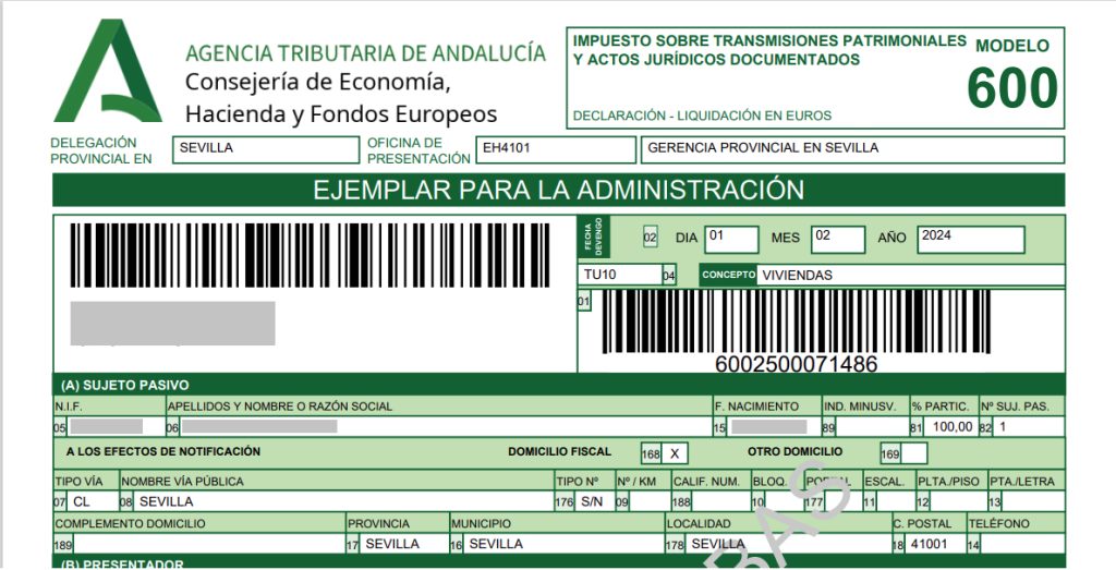 pdf descargable modelo 600