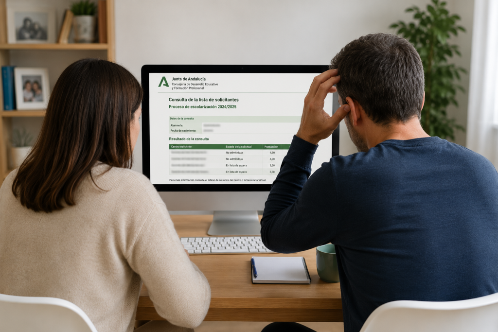 alegaciones a la escolarización en Andalucía 2