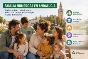 familia numerosa en Andalucía