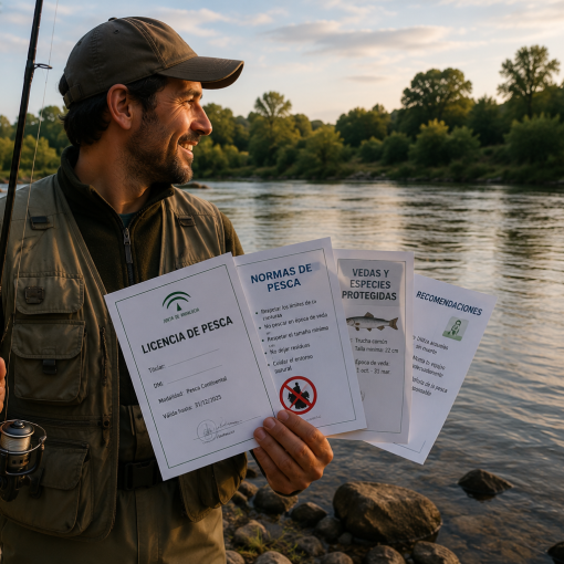 licencia de pesca en Andalucía