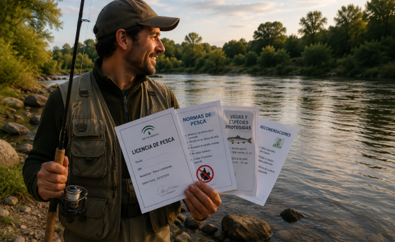 licencia de pesca en Andalucía